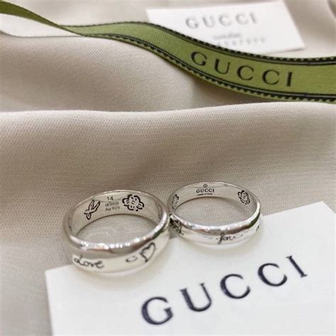 blue gucci ring|gucci couple ring.